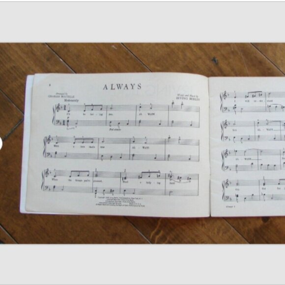 Irving Berlin's No. 1 Beginner Piano Sheet Music Best Student Edition With Words - Picture 3 of 5